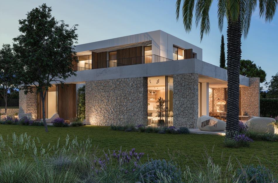 6127_01_Cala Llombards_Villa_Abendstimmung_Startbi